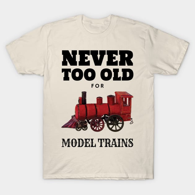 Vintage Train Model T-Shirt by KewaleeTee